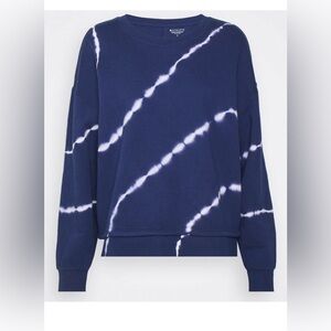 ATHLETA Sweatshirt Women ＬSundown II Eclipse Tie Dye French Terry Pullover